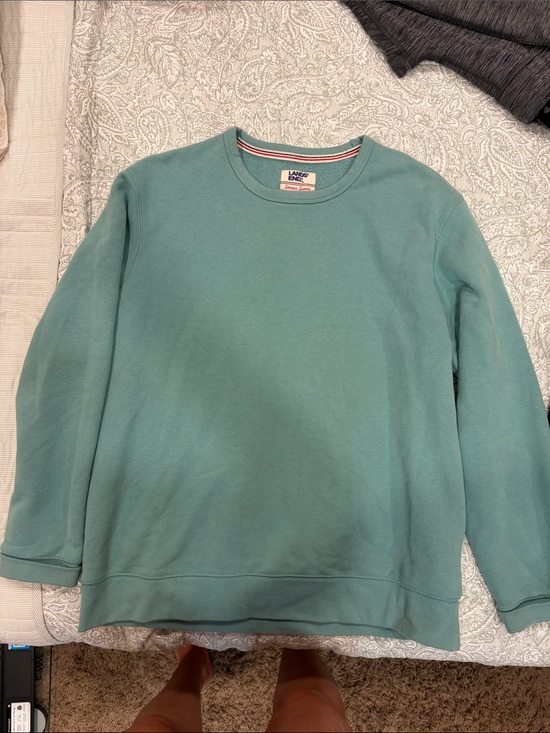 Lands' End Other - Lands' End Men's Crewneck Sweater - Teal